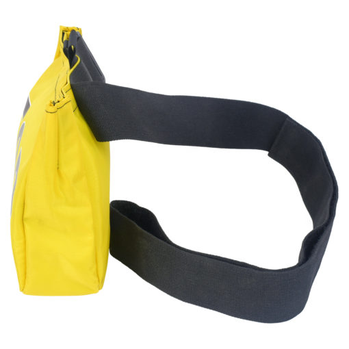 Right side view of FOD bag with belt standing up
