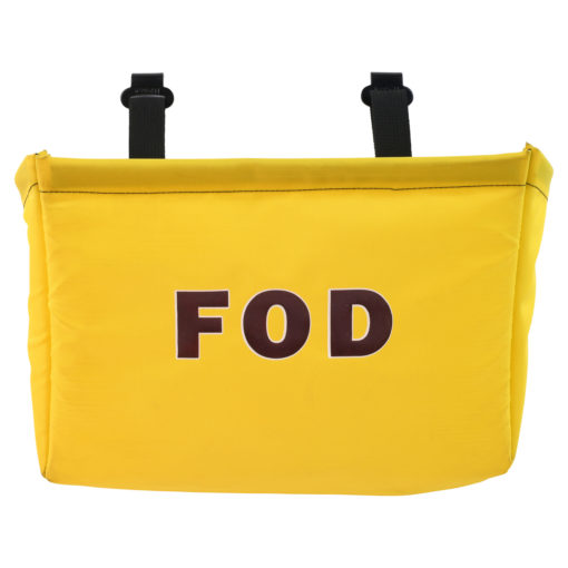 Front view of small hanging FOD bag