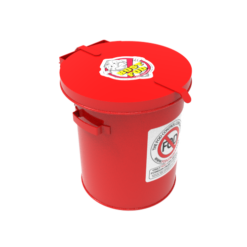 Gallon Red FOD Can