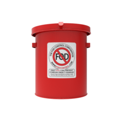 Gallon Red FOD Can