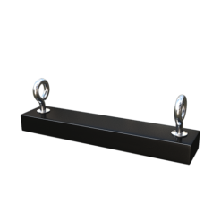 24-inch heavy-duty magnetic sweeper for picking up metal debris on rough or uneven surfaces.
