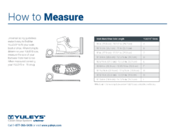 YULEYS® Sizing Information